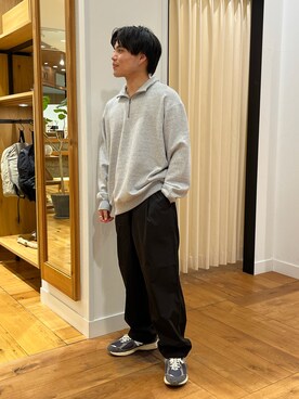 「アイテム（スウェット）」を使った、katsukiさん（メンズ・168cm）の秋コーディネート