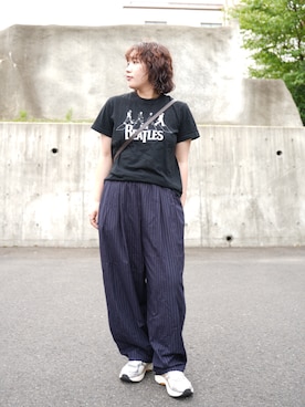 「 hellam（へラム）のアイテム（アクセサリー）」を使った、harukaさん（レディース・157cm）の秋コーディネート