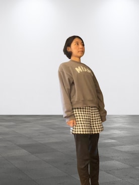 「部屋着」｜Atelier Seki さん（レディース・154cm）の春コーディネート