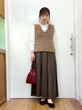 「SHOO・LA・RUE（シューラルー）のアイテム」を使った、だいわさん（レディース・155cm）の秋コーディネート