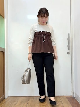 「アイテム（ショルダーバッグ）」を使った、だいわさん（レディース・155cm・30代）の秋コーディネート