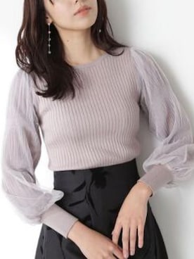 「NATURAL BEAUTY BASIC（ナチュラルビューティーベーシック）のアイテム」を使った、mocoさん（レディース・158cm）の春コーディネート