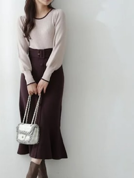 「PROPORTION BODY DRESSING（プロポーションボディドレッシング）のアイテム」を使った、mocoさん（レディース・158cm）の秋コーディネート