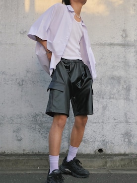 「ADD SEOUL（エーディーディーソウル）のアイテム」を使った、Michi さん（メンズ・177cm）の秋コーディネート