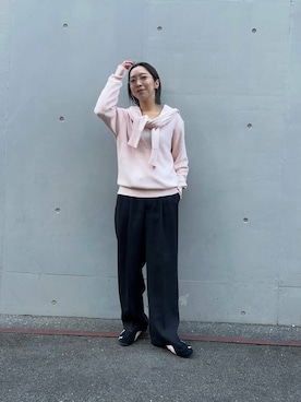 「URBAN RESEARCH（アーバンリサーチ）のアイテム（チュニック）」を使った、スズキダさん（レディース・160cm）の冬コーディネート