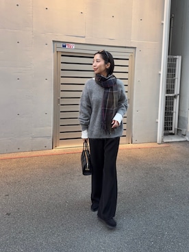 「チェック」｜スズキダさん（レディース・161cm・30代）の秋コーディネート