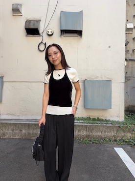 「URBAN RESEARCH（アーバンリサーチ）のアイテム（その他トップス）」を使った、スズキダさん（レディース・161cm）の秋コーディネート