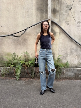 「アイテム（その他トップス）」を使った、SAKIさん（レディース・161cm）の秋コーディネート