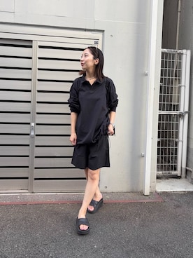 「URBAN RESEARCH（アーバンリサーチ）のアイテム（ポロシャツ）」を使った、スズキダさん（レディース・160cm）の夏コーディネート
