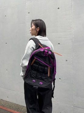 「URBAN RESEARCH（アーバンリサーチ）のアイテム（バックパック/リュック）」を使った、スズキダさん（レディース・160cm）の冬コーディネート