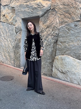 「URBAN RESEARCH（アーバンリサーチ）のアイテム（ベスト）」を使った、スズキダさん（レディース・161cm）の秋コーディネート