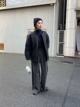 スズキダさん（レディース・160cm）の冬コーディネート