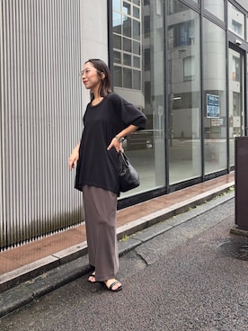 「アーバンリサーチ」｜「アイテム（ワンピース/ドレス）」を使った、SAKI.さん（レディース・160cm）の夏コーディネート