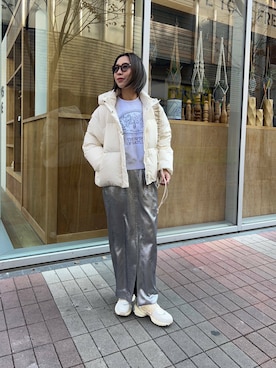 スズキダさん（レディース・160cm）の冬コーディネート