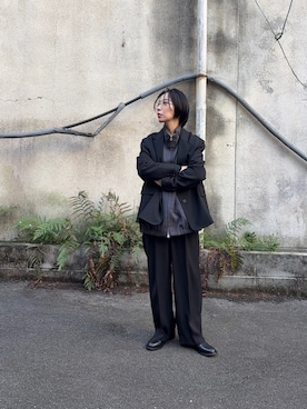 「アイテム（テーラードジャケット）」を使った、スズキダさん（レディース・161cm・30代）の秋コーディネート