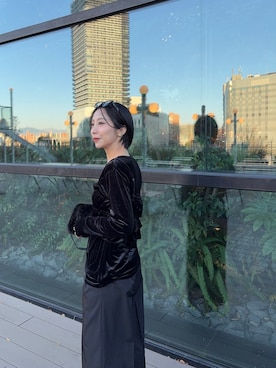 「アイテム（バッグ）」を使った、スズキダさん（レディース・161cm・30代）の冬コーディネート