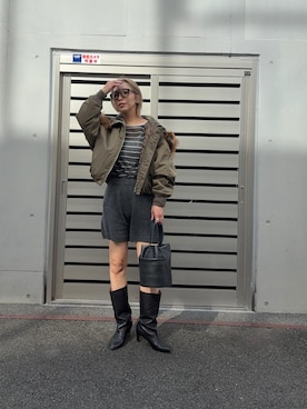 スズキダさん（レディース・160cm）の夏コーディネート
