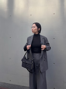 「アイテム（その他アウター）」を使った、スズキダさん（レディース・161cm・30代）の秋コーディネート