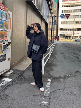 「アイテム（その他雑貨）」を使った、スズキダさん（レディース・161cm）の秋コーディネート