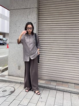 「ITTI（イッチ）のアイテム」を使った、SAKI.さん（レディース・160cm）の夏コーディネート