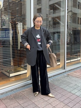 スズキダさん（レディース・160cm）の秋コーディネート