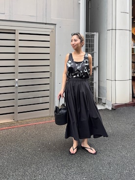 スズキダさん（レディース・160cm）の夏コーディネート