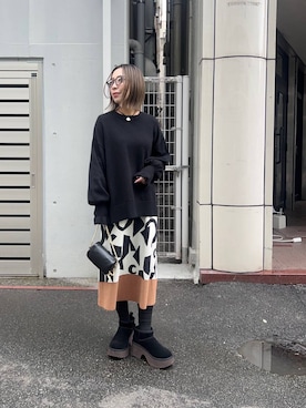 スズキダさん（レディース・160cm）の冬コーディネート