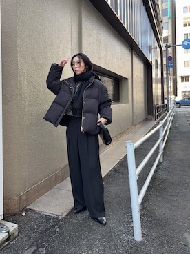 「アイテム（その他アウター）」を使った、スズキダさん（レディース・161cm・30代）の冬コーディネート