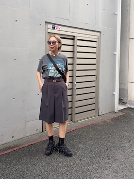 スズキダさん（レディース・160cm）の夏コーディネート