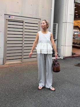 スズキダさん(レディース・160cm)の夏コーディネート