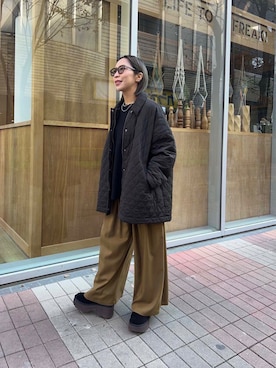 スズキダさん（レディース・160cm）の冬コーディネート