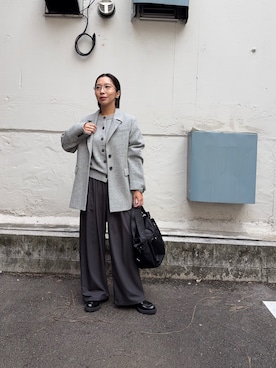 「ワントーンスタイル」｜スズキダさん（レディース・161cm）の秋コーディネート