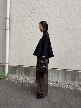 「アイテム（キャミソール）」を使った、スズキダさん（レディース・161cm）の秋コーディネート