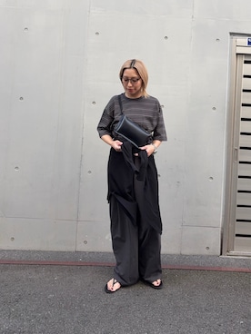 「LAATO（ラート）のアイテム」を使った、スズキダさん（レディース・160cm）の春コーディネート