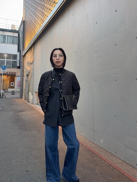 「冬の注目アウター」｜スズキダさん（レディース・161cm）の秋コーディネート