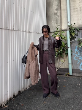 「アイテム（ブーツ）」を使った、スズキダさん（レディース・161cm・30代）の秋コーディネート