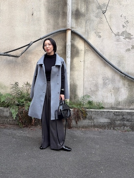 「アイテム（ローファー）」を使った、スズキダさん（レディース・161cm・30代）の秋コーディネート