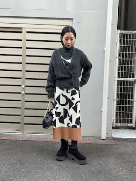 スズキダさん（レディース・160cm）の冬コーディネート