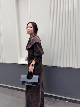 「ワントーンスタイル」｜スズキダさん（レディース・161cm）の秋コーディネート