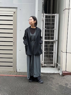 スズキダさん（レディース・160cm）の冬コーディネート