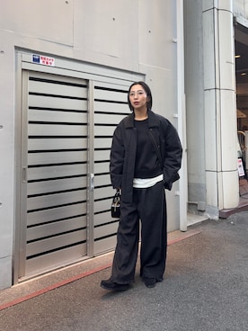 「アイテム（ショルダーバッグ）」を使った、スズキダさん（レディース・161cm）の秋コーディネート