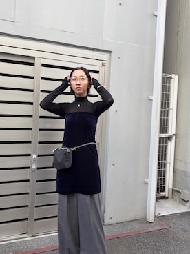 「アイテム（ワンピース/ドレス）」を使った、スズキダさん（レディース・161cm・30代）の秋コーディネート