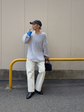 「URBAN RESEARCH（アーバンリサーチ）のアイテム（ニット/セーター）」を使った、スズキダさん（レディース・160cm）の秋コーディネート