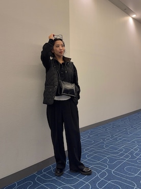 「アイテム（その他雑貨）」を使った、スズキダさん（レディース・161cm）の秋コーディネート