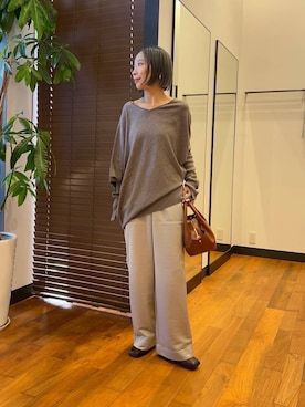 「アーバンリサーチ」｜スズキダさん（レディース・160cm）の秋コーディネート