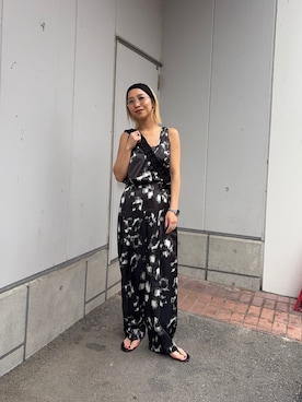 「LAATO（ラート）のアイテム」を使った、スズキダさん（レディース・160cm）の夏コーディネート