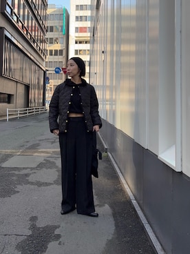 「アイテム（その他アウター）」を使った、スズキダさん（レディース・161cm・30代）の冬コーディネート