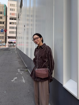 スズキダさん（骨格ウェーブ・レディース・161cm）の冬コーディネート