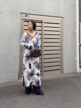 「アイテム（ワンピース/ドレス）」を使った、スズキダさん（レディース・161cm）の秋コーディネート