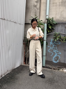 スズキダさん（骨格ウェーブ・レディース・161cm）の秋コーディネート